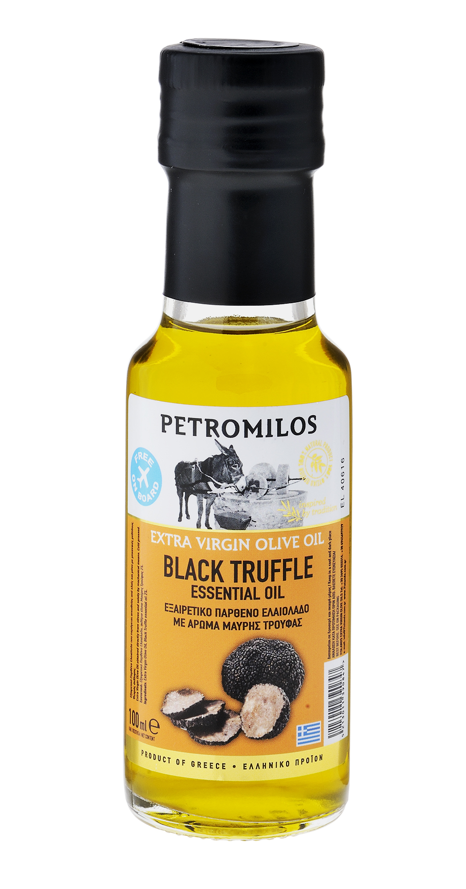 Λάδι Dorica μαύρης τρούφας Petromilos 100ml – κωδ.203148